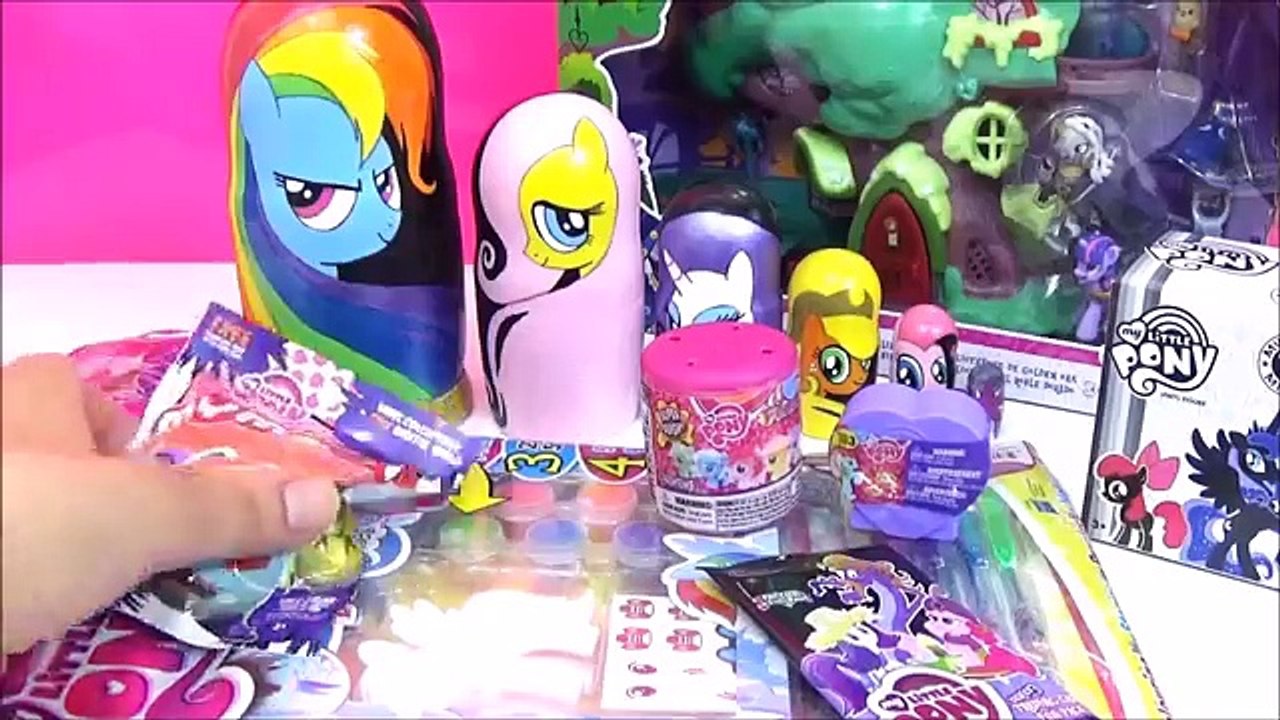 My Little Pony Mane 6 Toys Surprise Nesting Dolls!