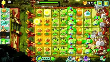 Lost City Day 1 Gameplay Plants vs Zombies 2 Walkthrough