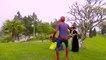 Spiderman Gets Sick JOKER DOCTOR! Frozen Elsa & Witch vs Black Spiderman Fun Superhero in Real Life