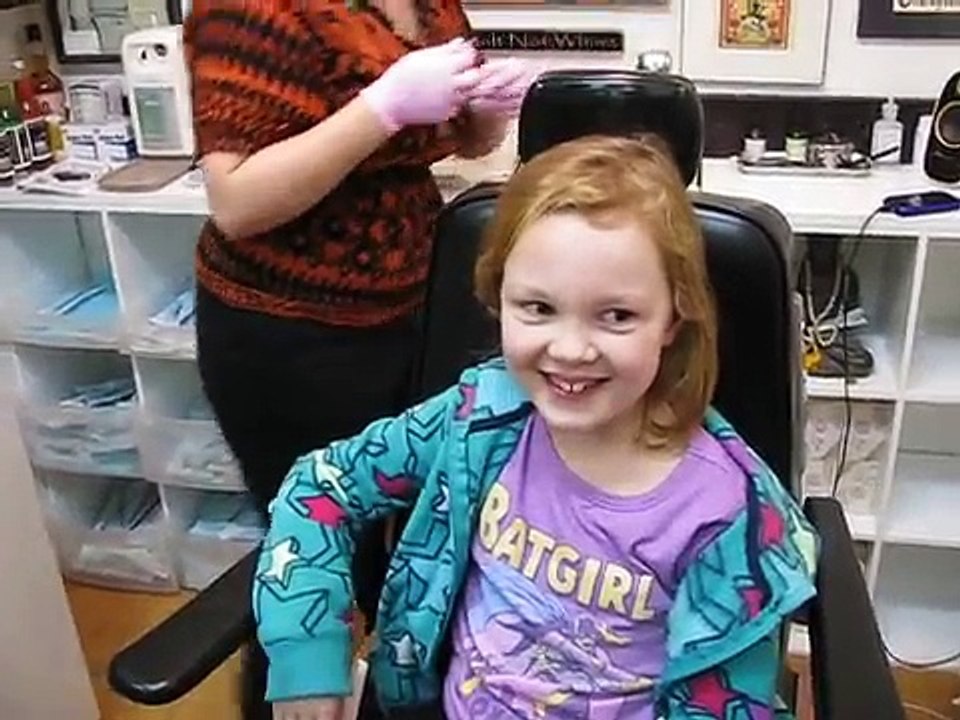 Ears Pierced At 7 Luna your Bleeding Purple