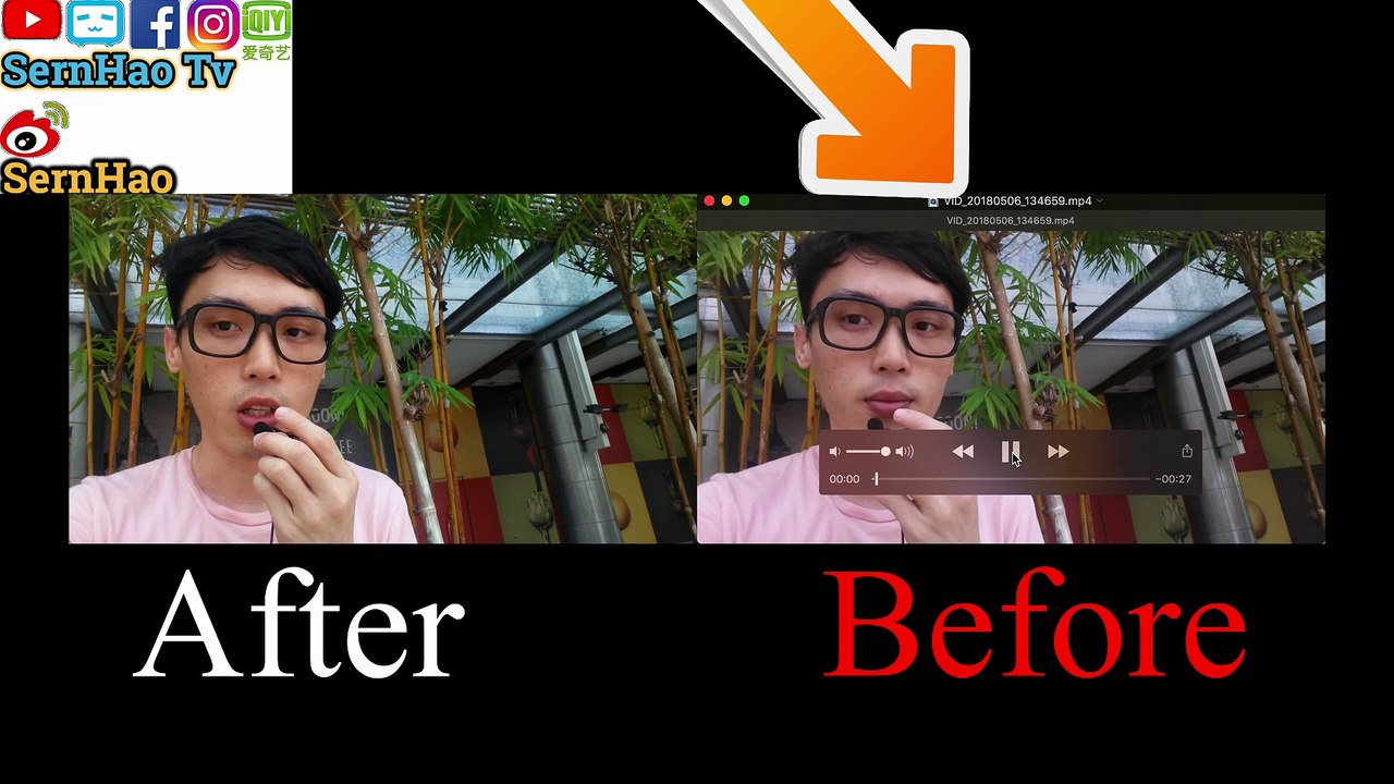 MacBook Pro 教學-40：如何一秒鐘去雜音/噪音(noise reduction)！mac os 使用 技巧 教學| SernHao Tv