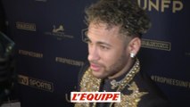 Neymar «Je ne veux pas parler de transfert» - Foot - Trophée UNFP