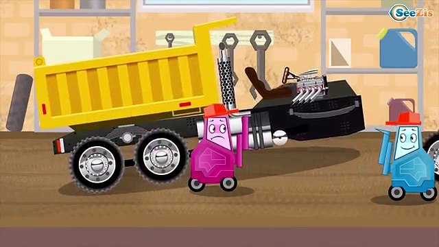 Dessin animé en français pour enfants - Petit Tracteur avec Remorque - Voitures dans le vi