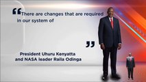 I feel that Uhuru Kenyatta and Raila Odinga will not shy away from making changes to fulfill the objectives they have set out to achieve ~ Paul Mwangi on the po