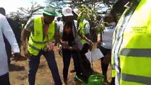 National Tree Planting Campaign.Today, as we partner with the national Government to commence this tree planting exercise, I thank Your Excellency for your eff