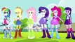 My Little Pony Equestria Girls Transforms into Superheroes - Coloring Video for Kids