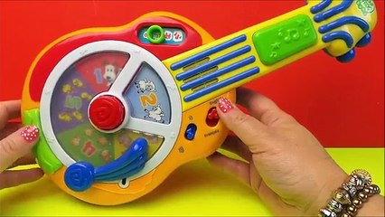 LEARN TO COUNT IN FRENCH AND ENGLISH WITH LEAPFROG BABY PRESCHOOLER KINDERGARTEN GUITAR