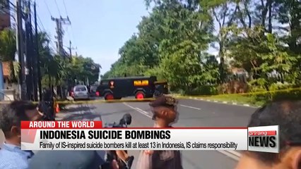 Family of suicide bombers kill at least 13 in Indonesia6