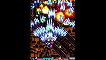 Batsugun (Arcade) - Jogando com Jeeno - Parte #3 (Final) - Muitos V's!