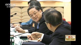[中国新闻]俞正声参加台湾代表团审议