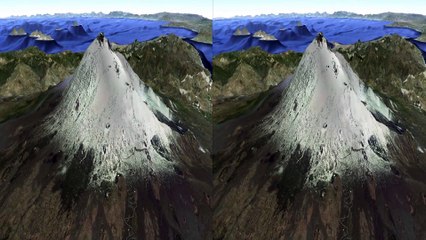Mount Etna (Italy) Google Earth animation (3D Video)