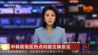 [中国新闻]中韩就地区热点问题交换意见