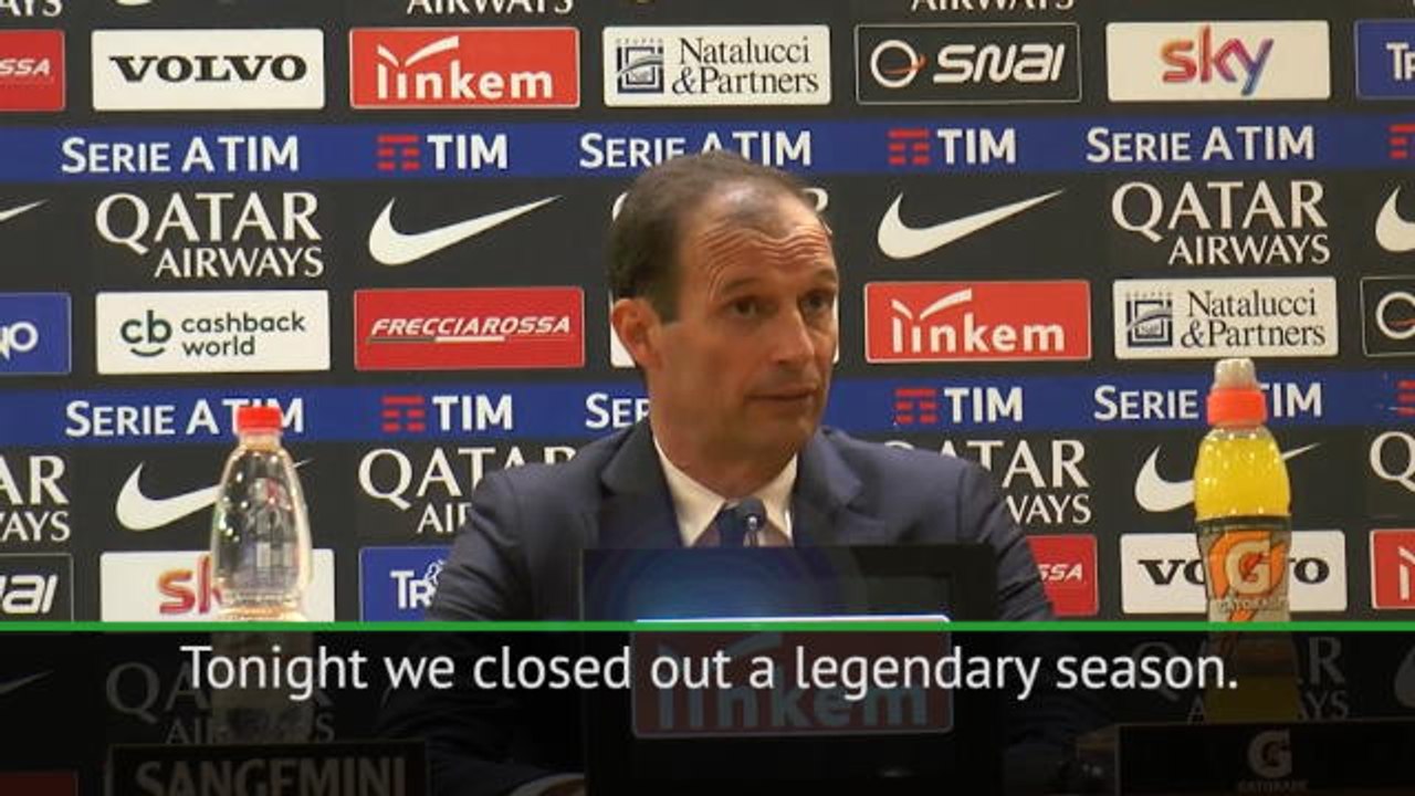 Juventus winning title caps a 'legendary' season - Allegri