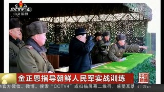 [中国新闻]金正恩指导朝鲜人民军实战训练