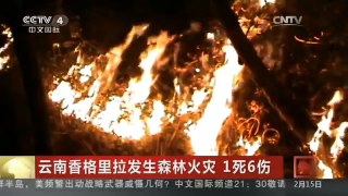 [中国新闻]云南香格里拉发生森林火灾 1死6伤