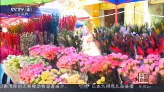 [中国新闻]缅甸华人欢喜购年货 开心过大年