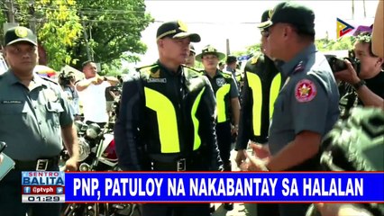 PNP, patuloy na nakabantay sa halalan