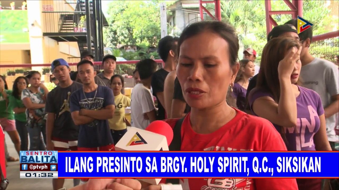 Ilang presinto sa brgy Holy Spirit, QC, siksikan video Dailymotion