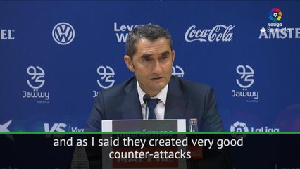 Download Video: Valverde credits Levante for ending Barcelona unbeaten run