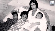 Kim Kardashian Spends Mother's Day With Her Three Kids