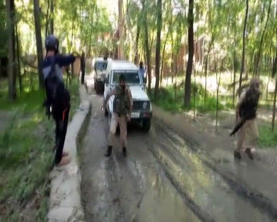 Indian Army's Live Action on Terrorist at Budgam Jammu and Kashmir
