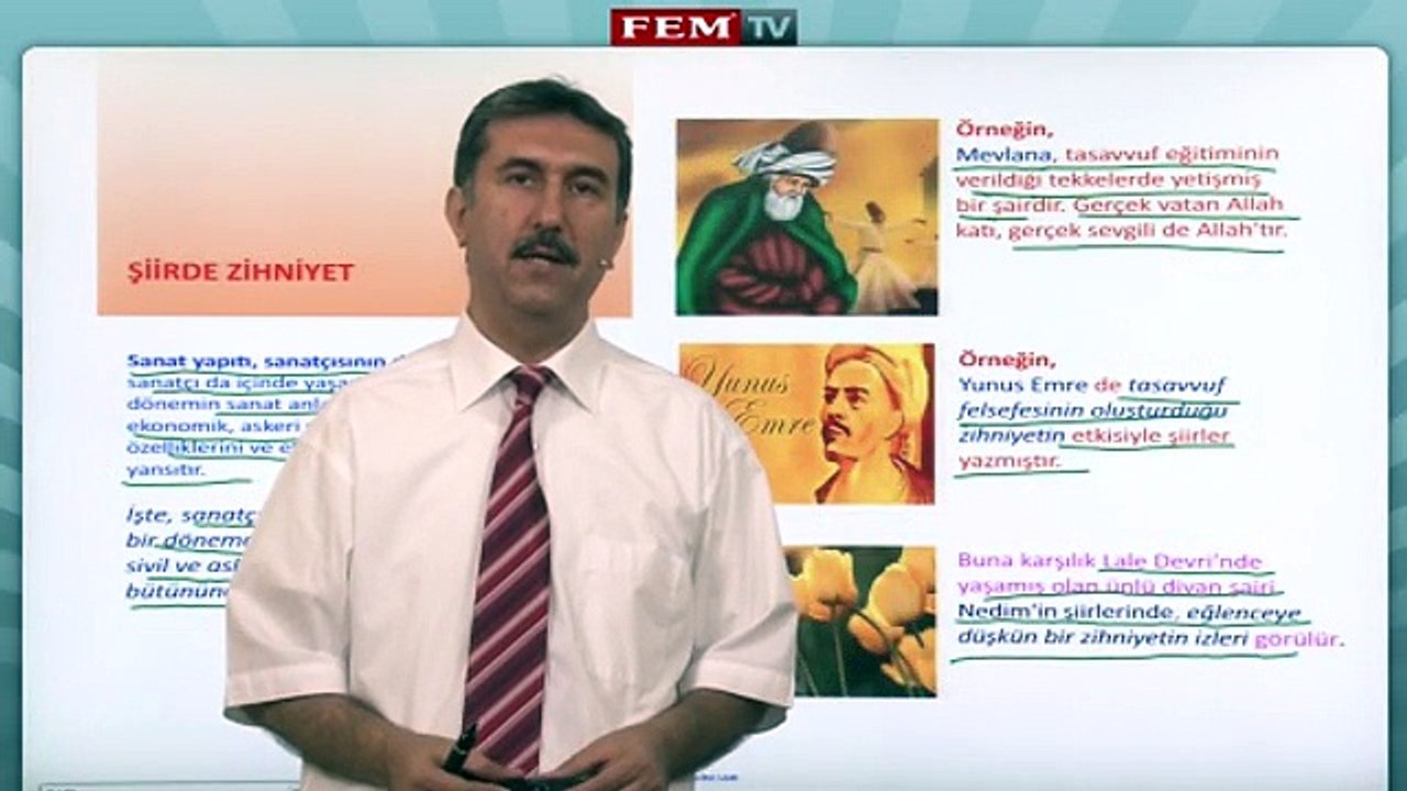 ygs lys edebiyat Yazinsal Turler - Siirde Tema