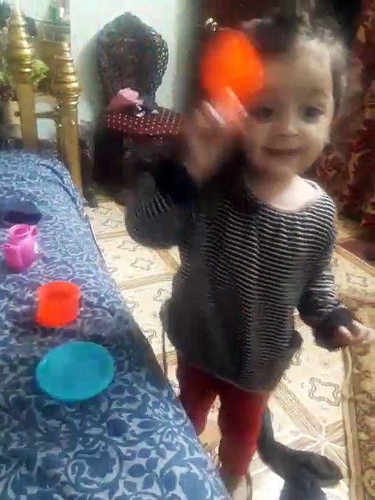 Little Girl Anaya Talking With Her Mom