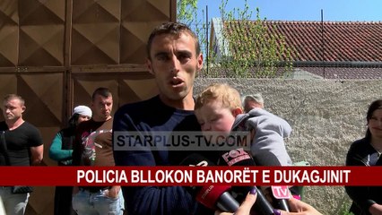 POLICIA BLLOKON BANORËT E DUKAGJINIT