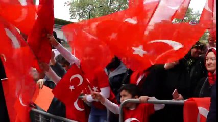 Cumhurbaşkanı Erdoğan’a Londra’da Sevgi Seli