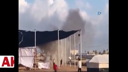 İsrail uçakları yine Gazze�yi bombaladı