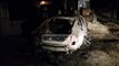 Report TV - Vlorë, shkrumbohet plotësisht 'Audi' me targa italiane në Bishan