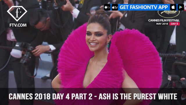 Ash Is The Purest White Red Carpet at Cannes Film Festival 2018 Day 4 | FashionTV | FTV