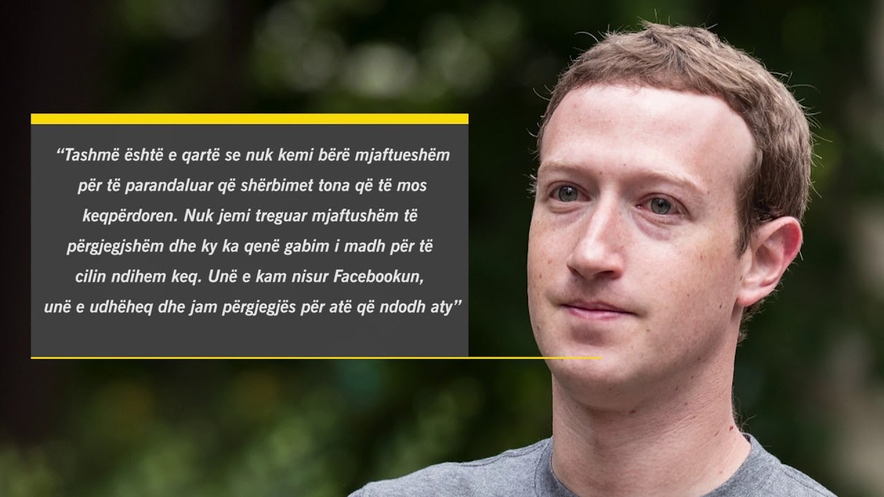MARK ZUCKERBERG KERKON FALJE, PRONARI I FACEBOOK E PRANON «NUK KEMI BERE MJAFTUESHEM» LAJM