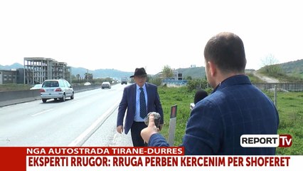 Download Video: Report TV dhe eksperti Gëzim Hoxha vëzhgim në Autostradën Tiranë - Durrës, rruga drejt degradimit