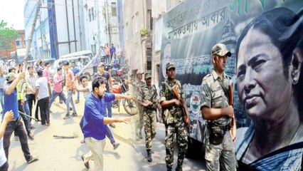 West Bengal Panchayat Election: TMC Leader ने BJP Worker को जड़ा थप्पड़,हिंसा भड़की | वनइंडिया हिंदी