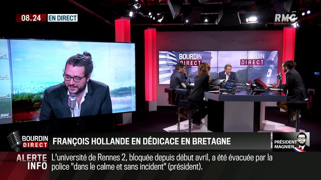 Président Magnien ! : François Hollande en dédicace en Bretagne – 14/05