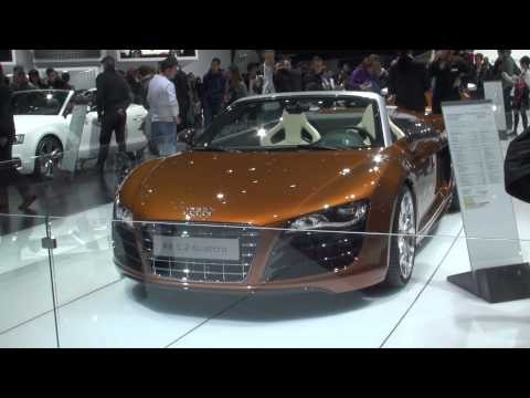 Audi R8 V10 Spyder Walkaround at the Geneva Auto Salon Motorshow 2010