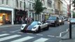 Pagani Zonda Cinque Roadster - Furious Revs, Hard acceleration!! Little DRIFT!