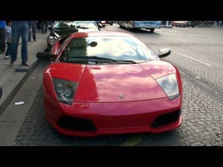 RED Lamborghini Murcielago Coupe with LP640 Bodykit - Video Walkaround in Paris