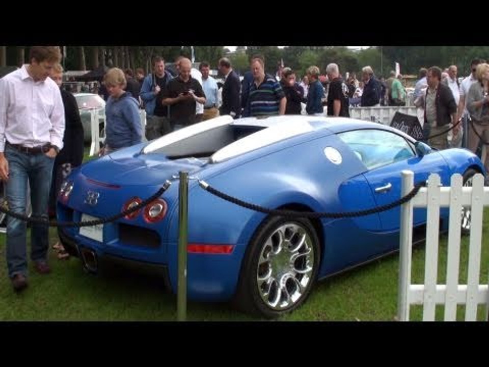 Two-tone Blue Bugatti Veyron GrandSport Video Walkaround at Chelsea AutoLegends 2010