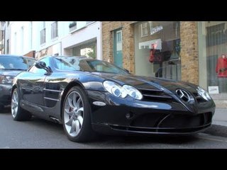 2 McLaren Mercedes SLR spotted on one day (One Coupe, One Roadster) - Walkarounds