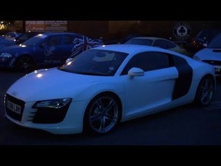 Supercharged Audi R8 V8 at Ace Cafe, London