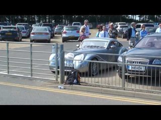 Silverstone F1 Grand Prix BRDC Car Park Walkaround - Veyron x2, F430 Scuderia