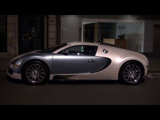 A new Bugatti Veyron in London - German Pale Blue/Cream