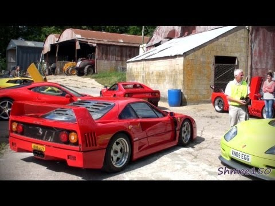 World's Best Car Park? Veyrons, Enzo, Agera, CCR, F40, MP4-12Cs, 599 GTOs, XJ220s, 288 GTO etc!