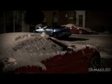 Supercars in the Snow - Spots in a Snowy London - SLR, DBS, 599, California, F430, RS5
