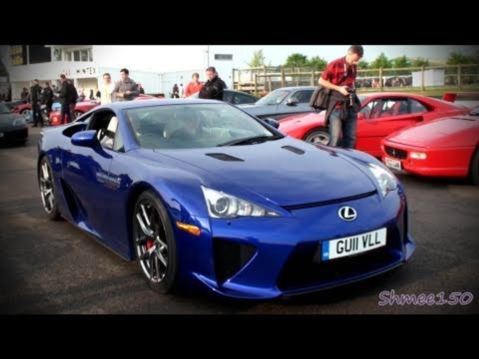Lexus LFA - HUGE REVS, Driving and Shots at Goodwood Supercar Sunday