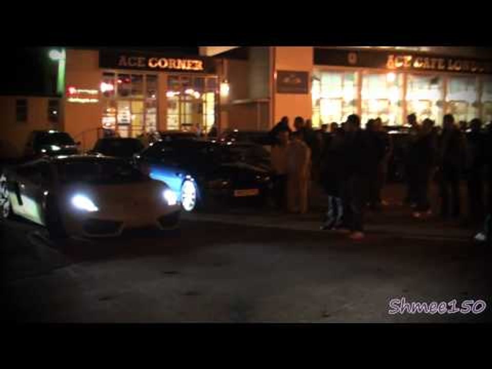 Lamborghini LP560 - Girl puts her foot down!