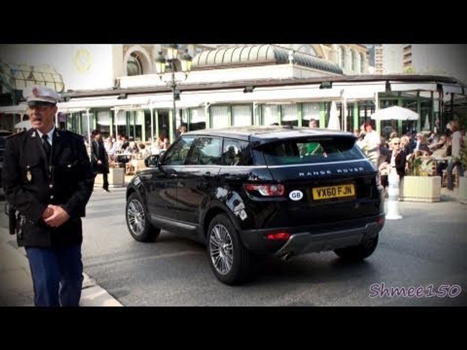 3 Range Rover Evoques in Monaco