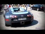 Bugatti Veyron - Startup and Shots in Monaco
